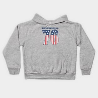 Bicentennial 76 (faded) Kids Hoodie